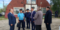 Рабочий выезд в ПЧ-12 п. Жатай - МинГОиОБЖН РС(Я)