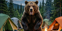 Медведь напал на туристов в Республике Алтай / Фото: сгенерировано ИИ Яндекс / amic.ru - ИА Амител