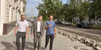 Приемка дороги по ул. Парфенова / Фото: официальный сайт Барнаула - ИА Амител