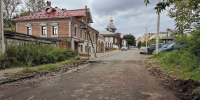 На улице Свердлова в Ижевске обнаружилась старая булыжная мостовая - Сусанин