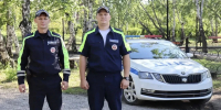 В Черемхово инспекторы ДПС спасли водителя во время оформления ДТП - КП-Иркутск
