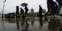 16 литров воды на метр. Утром в Петербурге выпала пятая часть месячной нормы осадков - Metro Петербург