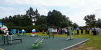Открытие спортивной площадки в с. Березовка - Газета Красное Знамя