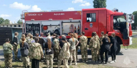 В Центре военно-спортивной подготовки «Воин» подростков обучили азам борьбы с огнём - МЧС
