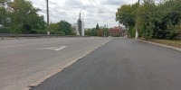 В Курске на улице Сонина продолжается ремонт тротуара. - Город Курск