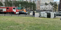 Воронежцы сообщили о ДТП с перевернувшейся «Ладой» на Московском проспекте - РИА Воронеж
