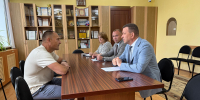 Директор «Нижновэнерго» Дмитрий Федоров встретился с главой МСУ Павловского округа Алексеем Кирилловым - Время Н
