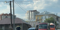 Пассажирский автобус спровоцировал транспортный коллапс у сызранской АЗС - КТВ-ЛУЧ