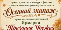 Конкурс фотозон с использованием транспортных средств «Осенний экипаж» - Тейковский район