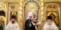 Митрополит Амвросий поздравил протоиерея Александра Душенкова с 75-летием - Тверская епархия