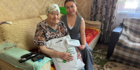 Жительница Северного отметила круглую дату. - Администрация Белгородского района