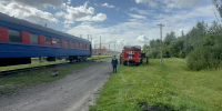 Сход вагонов и пожар: как спасатели отрабатывали ЧС на железной дороге в Старом Осколе - Oskol.City