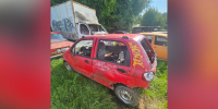 С улицы Твери убрали брошенный разукрашенный Matiz - Афанасий-биржа