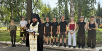 Благословение финалистов Общероссийской военно-патриотической игры - Мелекесская епархия