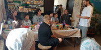 Настоятель храма Рождества Пресвятой Богородицы города Бирюч месте с воспитанниками воскресной школы совершили паломническую поездку в село Никольское - Валуйская епархия