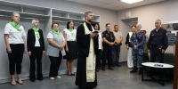 Помощь бойцам и их семьям молитвой и делом: в Новомосковске освятили центр «Герой 71» - Тульская епархия