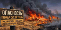 Сухая трава – не мусор, а источник смертельной угрозы. - Администрация г. Бердск
