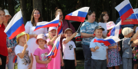 Акция «Поднимаем Флаг вместе!» - Спасский район