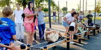 Сила, ловкость и командный дух: в Северном парке прошли соревнования ГТО! - Администрация Славянского района