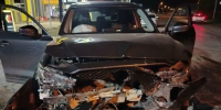 Mazda после лобового столкновения с ВАЗ-2111 - TltGorod.Ru