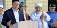 Торжественное открытие мечети. - Аскинский район