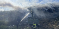 Во Мценске потушили пожар на мусорном полигоне - OrelGrad.Ru
