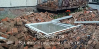 Частично обрушившийся в Гурьевском районе дом на шесть квартир оказался частным - NewKaliningrad.Ru