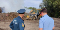 Во Владимирской области горел мусор на месте строительства сортировочного комплекса - Zebra-TV.Ru