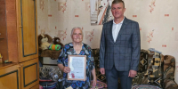 Феденков поздравил с 90-летием малолетнего узника фашистских концлагерей - Pesochnya40.Com