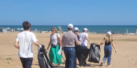 В рамках Месячника безопасности на воде в г.Дербент провели акцию "Чистый берег" - Администрация г. Дербент