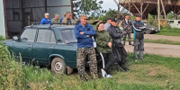 Артисты зарядили позитивом хлеборобов из Большой Екатериновки - Газета Аткарская газета
