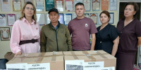 Коллектив Нижнекамского центра «Милосердие» передал медикаменты для бойцов - Министерство труда