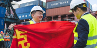 Мурманск принял первый контейнеровоз международной контейнерной линии «New New Shipping Line», прибывший из Китая по Северному морскому пути - Арктик-ТВ