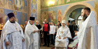 В попразднство Преображения Господня епископ Гедеон возглавил Божественную литургию в Дальне-Давыдовском женском монастыре - Выксунская епархия
