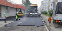 В Северодвинске началось асфальтирование пешеходной зоны на улице Ломоносова - Tv29.Ru