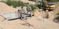 На дублёре Карачижской в Брянске перекладывают водопровод и канализацию - БрянскToday.Ru