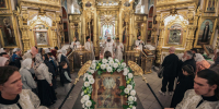Богослужения в праздник Преображения Господня - Псково-Печерский Монастырь