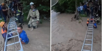 Семью с маленьким ребенком спасли из водной ловушки в Кабардино-Балкарии - Комсомольская Правда