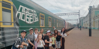 Путешествие в героическое прошлое. Экскурсия усольских  кванторианцев в Поезд Победы. - Usolie-Citi.Ru