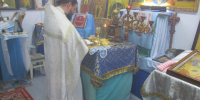 В день праздника Преображения Господня в ФКУ ИК-1 поселка Тлюстенхабль совершена Литургия - Епархия