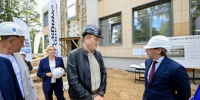 Александр Дрозденко проверил готовность детской школы искусств в Сосново - ЛенТВ24