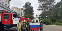 В Железногорске сотрудники МЧС России присоединись к всероссийской акции «Окна России» - МЧС России