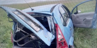 В Краснокаменском районе пьяный водитель без прав опрокинул Citroen, пострадали два человека - Baikal24.Ru