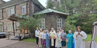 В Дивногорске совершили литию по усопшим насельникам Знаменского скита - Епархия