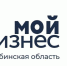 На фото изображен логотип Центра "Млй бизнес", Изображение. - Министерство социальных отношений