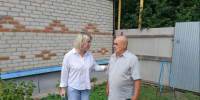 В Поворинском районе поздравили с 85-летием поэта Виктора Иванова.. - Поворинский район