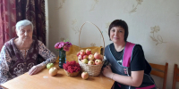 В Лениногорске старшее поколение поздравили с Яблочным Спасом - Лениногорский район