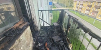 В Иркутской области из-за прилетевшего сверху окурка загорелся балкон - ИА Тайшет24
