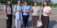 Акция «Три цвета Родины моей» - Сабинский район
