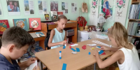 Патриотический час ко Дню государственного флага России в библиотеке - ЦГБС г. Астрахани